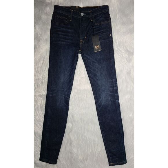 NWT|FRYE Addie Blake Blue Denim Skinny Jeans, 26 - Picture 3 of 7